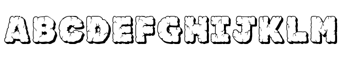 JFRockOutcrop Font UPPERCASE