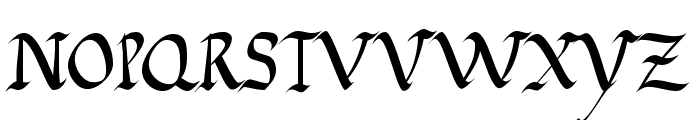 JGJ Roman Rustic Font LOWERCASE