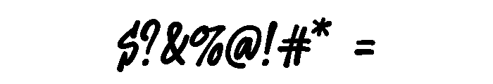 JhonStandup Font OTHER CHARS
