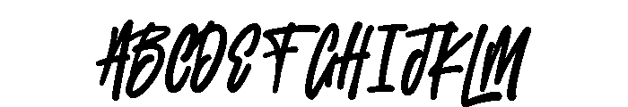 JhonStandup Font UPPERCASE