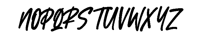 JhonStandup Font UPPERCASE