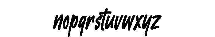 JhonStandup Font LOWERCASE