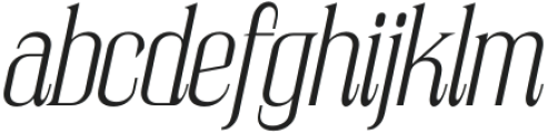 JHC Audemars Extralight Italic otf (200) Font LOWERCASE