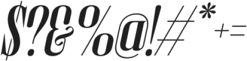 JHC Audemars Medium Italic otf (500) Font OTHER CHARS