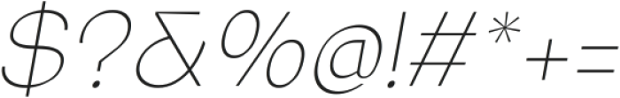 JHC Cordelius Light Italic ttf (300) Font OTHER CHARS