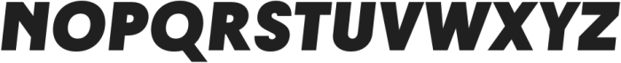JHC Notion Heavy Italic otf (800) Font UPPERCASE