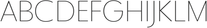 JHC Notion Thin otf (100) Font UPPERCASE