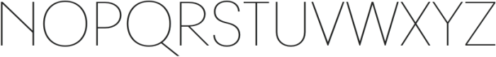 JHC Notion Thin otf (100) Font UPPERCASE