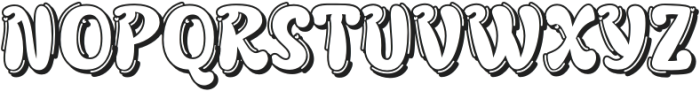 JHICTUR Shadow otf (400) Font UPPERCASE