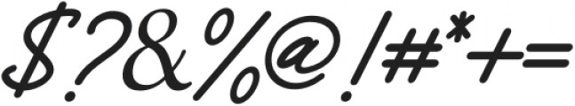 Jhackyson Signature Italic otf (400) Font OTHER CHARS