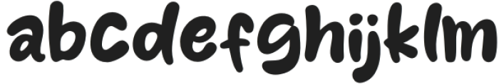 JhalMuri otf (400) Font LOWERCASE