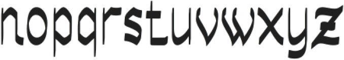 Jhau Queens Regular ttf (400) Font LOWERCASE