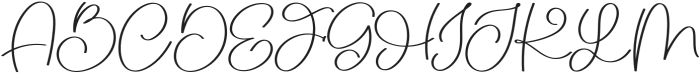 Jhordy Regular otf (400) Font UPPERCASE