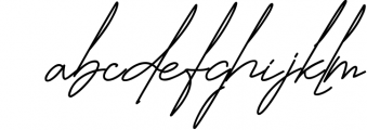 Jhenyta Signature Script Font LOWERCASE