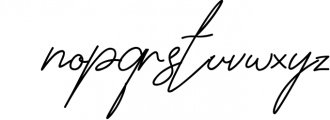 Jhenyta Signature Script Font LOWERCASE