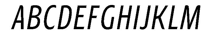 JHC Katsubie Light Italic Font UPPERCASE