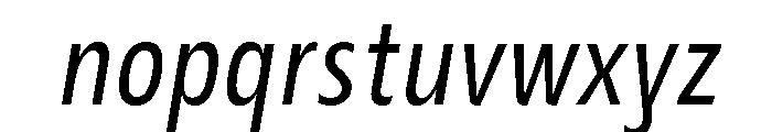 JHC Katsubie Light Italic Font LOWERCASE
