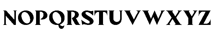 JHC Mauriac ExtraBold Font UPPERCASE