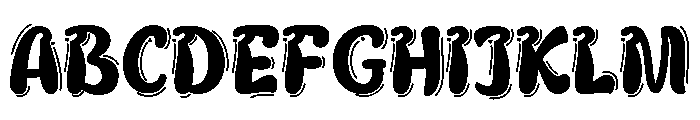 JHICTUR Trial Regular Font UPPERCASE