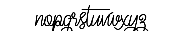 Jhamesline Demo Font LOWERCASE