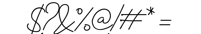 Jhenyta Signature Font OTHER CHARS