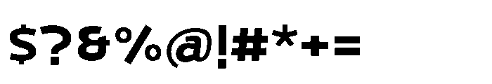 JH Arapis pro Black Expanded Font OTHER CHARS