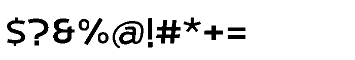 JH Arapis pro Bold Expanded Font OTHER CHARS