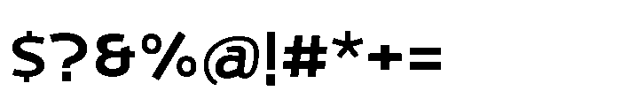 JH Arapis pro Extra Bold Expanded Font OTHER CHARS