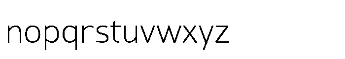 JH Arapis pro Extra Light Condensed Font LOWERCASE