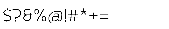 JH Arapis pro Extra Light Expanded Font OTHER CHARS