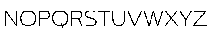 JH Arapis pro Extra Light Expanded Font UPPERCASE