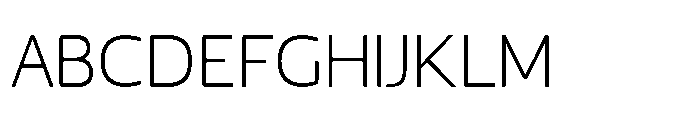 JH Arapis pro Extra Light Font UPPERCASE