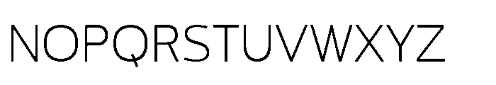 JH Arapis pro Extra Light Font UPPERCASE
