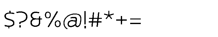 JH Arapis pro Light Expanded Font OTHER CHARS