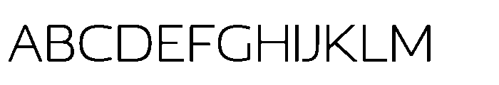 JH Arapis pro Light Expanded Font UPPERCASE