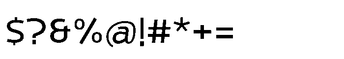 JH Arapis pro Medium Expanded Font OTHER CHARS