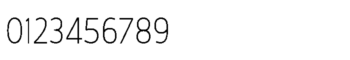 JH Arapis pro Thin Condensed Font OTHER CHARS