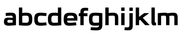 JH Oleph Bold Expanded Font LOWERCASE