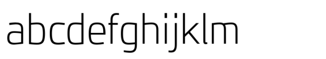 JH Oleph Extra Light Font LOWERCASE