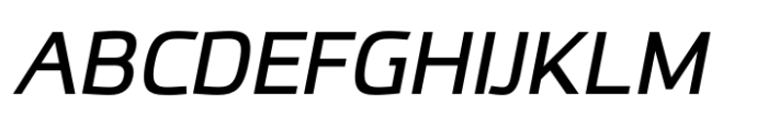 JH Oleph Medium Italic Font UPPERCASE