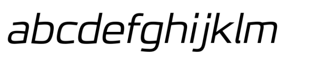 JH Oleph Regular Expanded Italic Font LOWERCASE