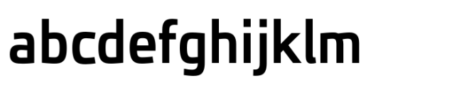 JH Oleph Semi Bold Semi Condensed Font LOWERCASE