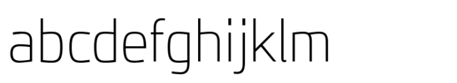 JH Oleph Thin Font LOWERCASE