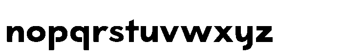 JH Riyam text Extra Bold Font LOWERCASE