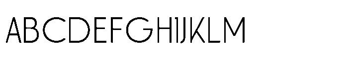 JH Riyam text Extra Light Font UPPERCASE