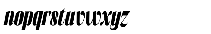 JHC Audemars Extrabold Italic Font LOWERCASE