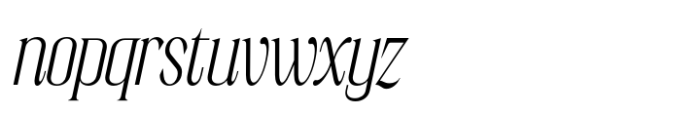 JHC Audemars Extralight Italic Font LOWERCASE