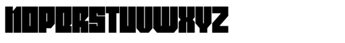 JHC Genetic Extrablack Font UPPERCASE