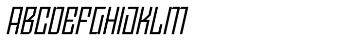 JHC Genetic Light Italic Font UPPERCASE