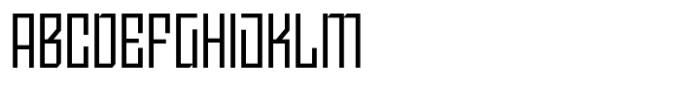 JHC Genetic Light Font UPPERCASE